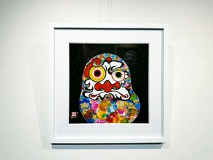 吉祥達磨絵図（落款左）（大）