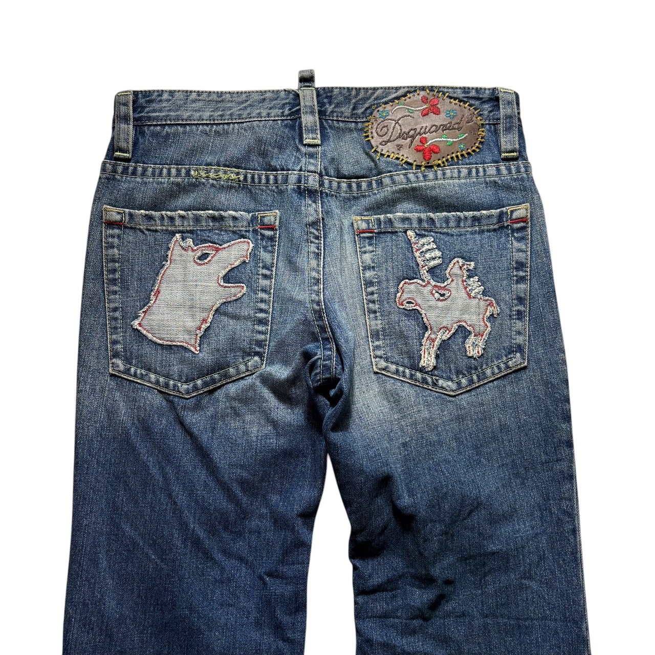 DSQUARED native design denim pants