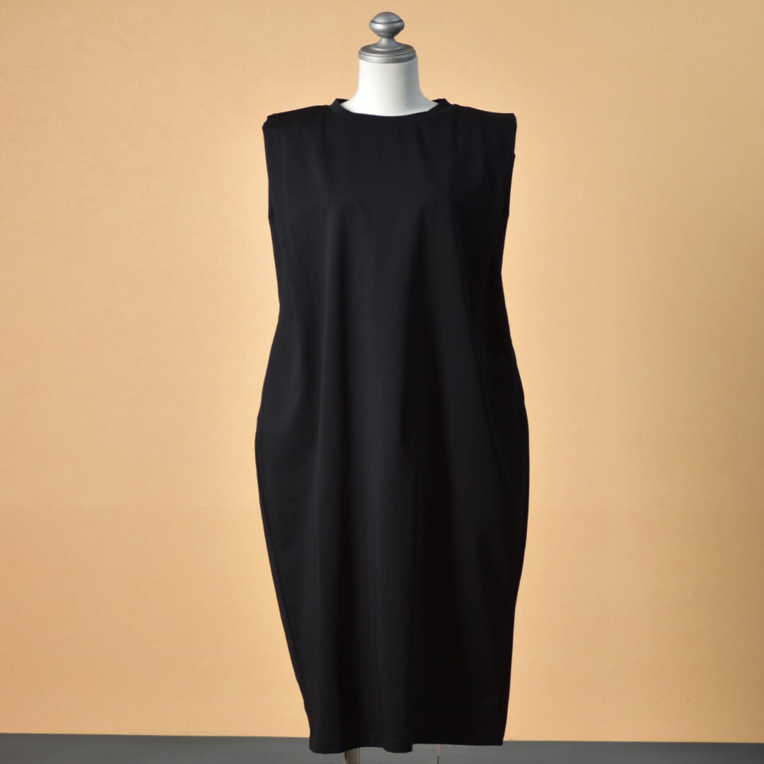 IKITSUKE イキツケ カットソードレス・ブラック【送料無料】