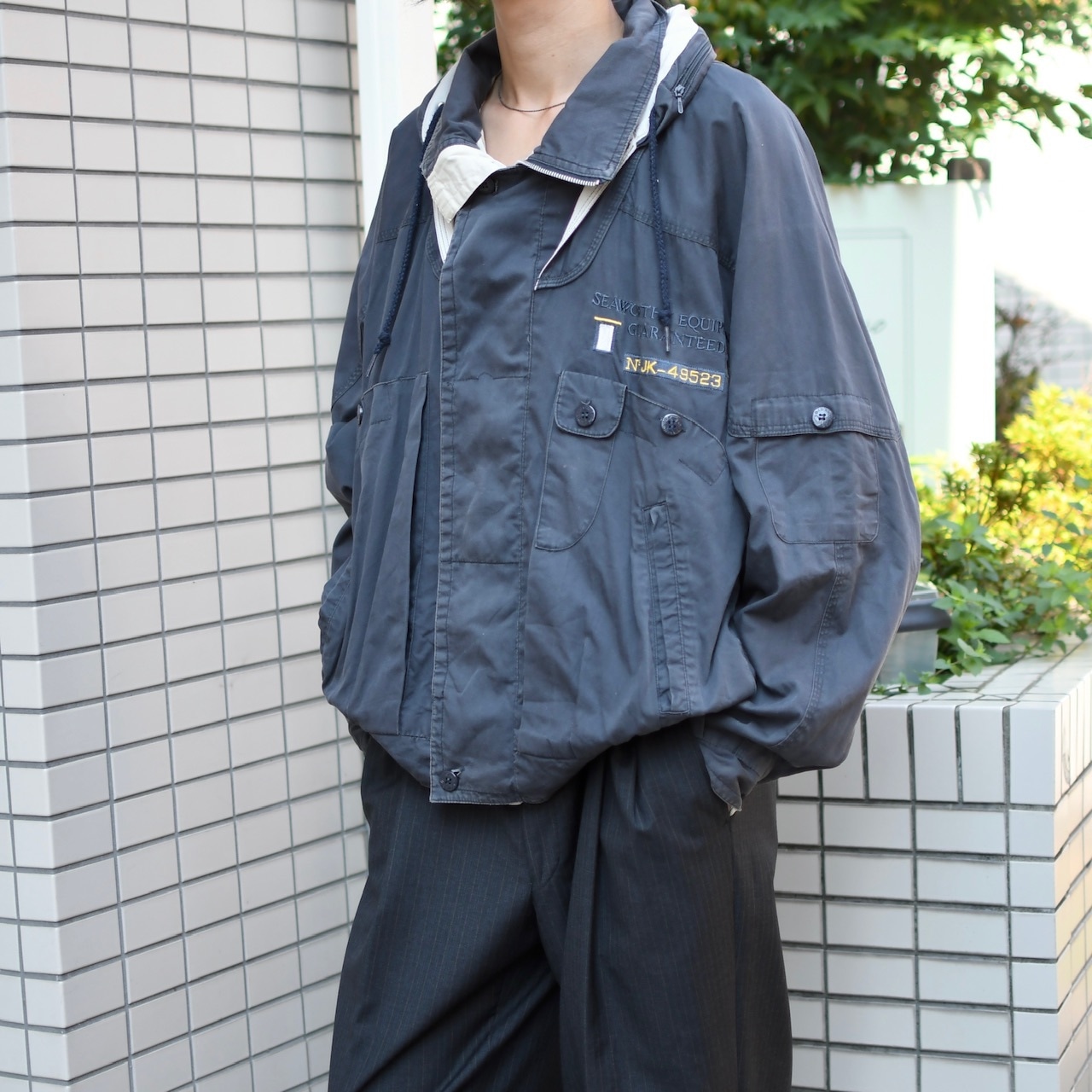 design fade gimmick blouson