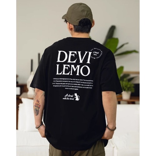 【BDCT】American Print Logo Short Sleeve