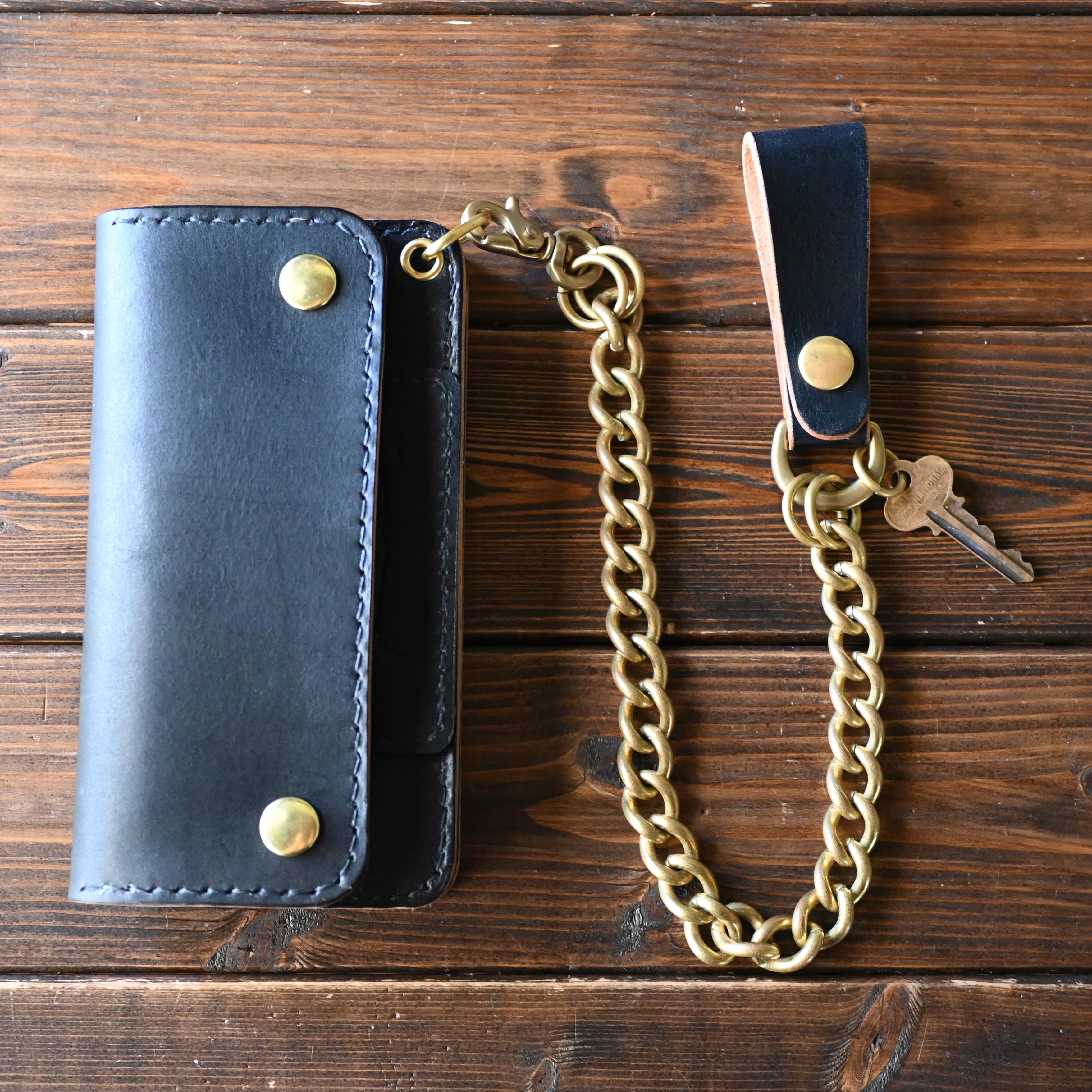 カスタムオーダー Trucker Wallet-06】 | yc_leather.craft