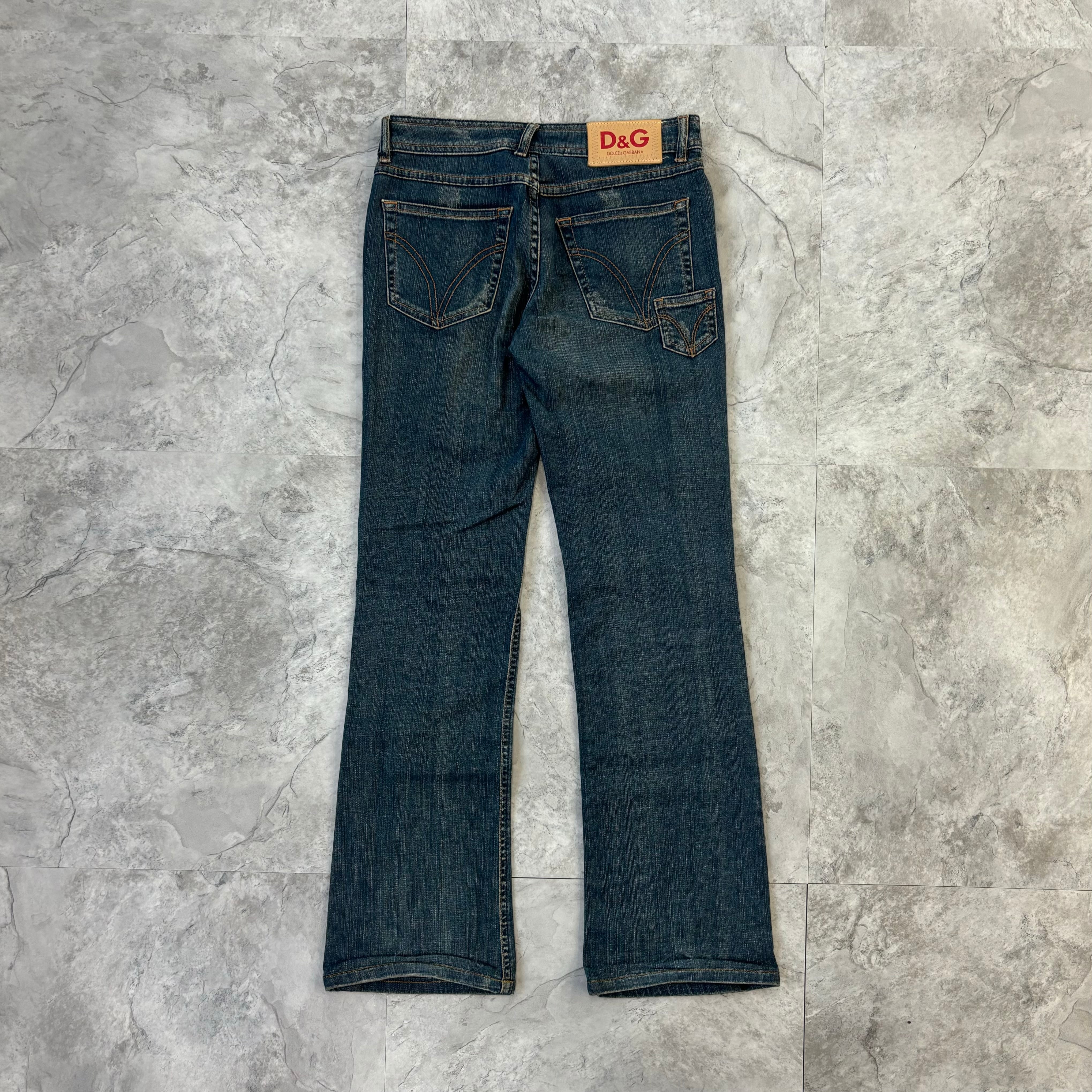 vintage d&g denim pants