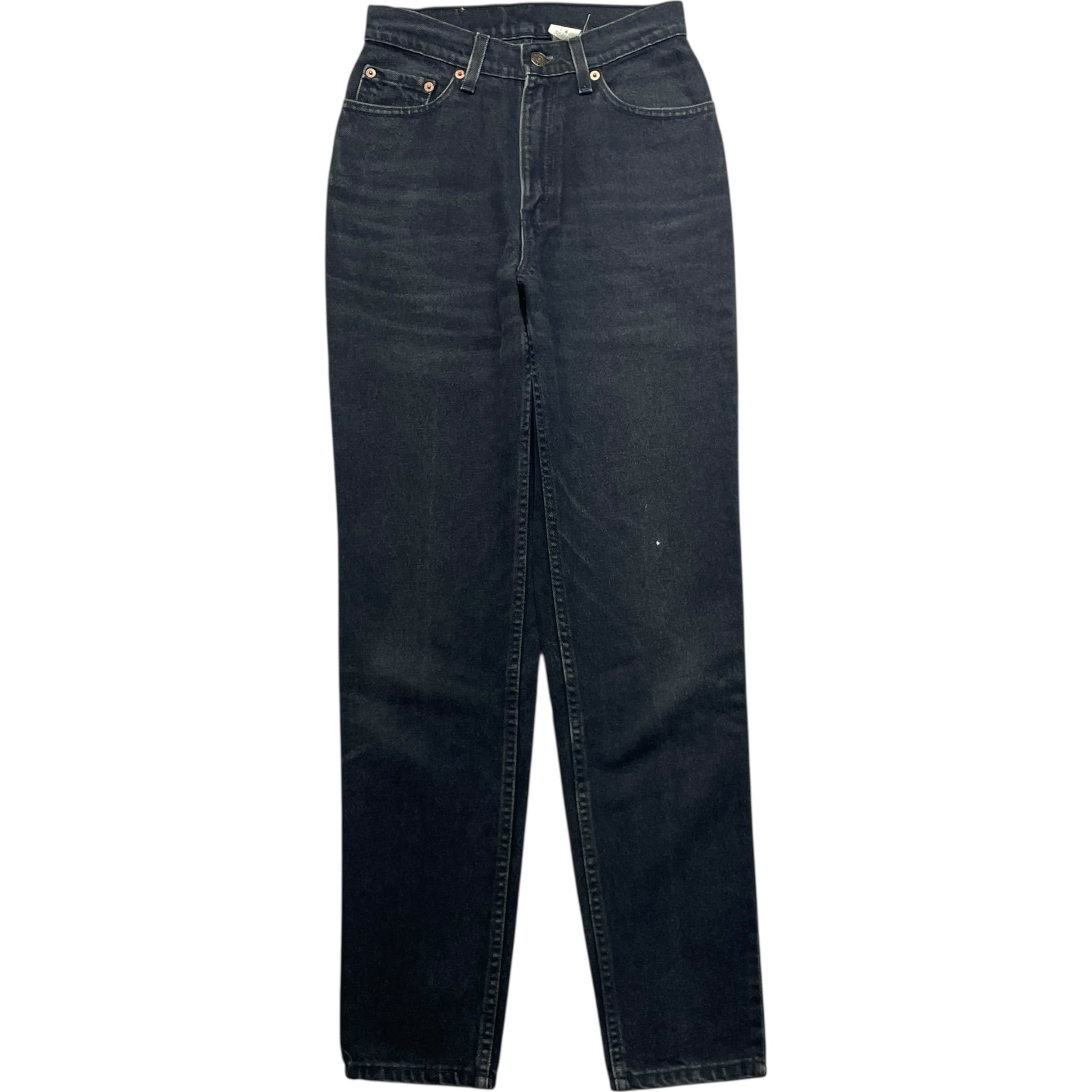 《実寸W26L31》Levi's リーバイス 512 デニムパンツ ブラック USA製 90年代 vintage no.9235