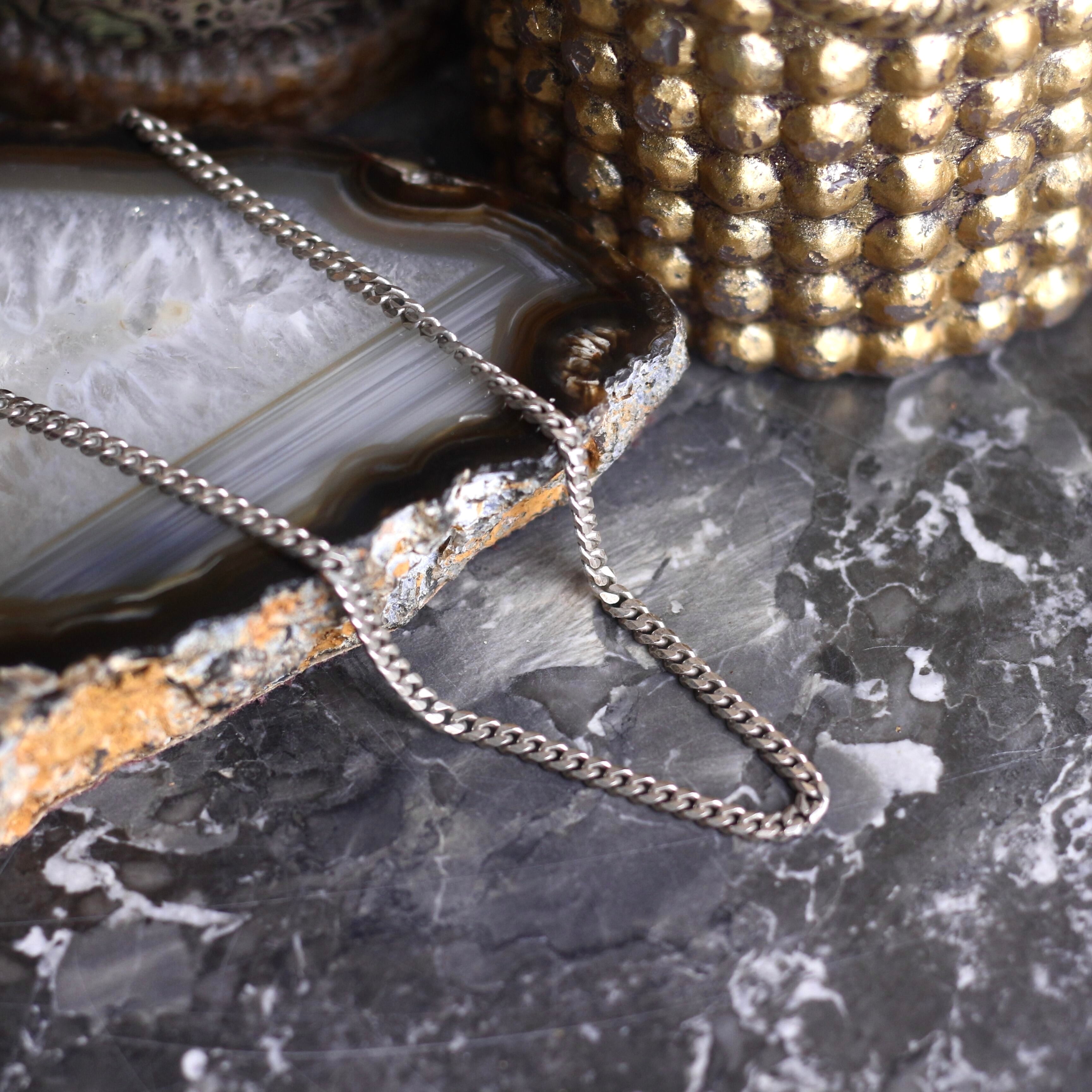 GUCCI KIHEI SILVER CHAIN NECKLACE/グッチ喜平シルバーチェーン