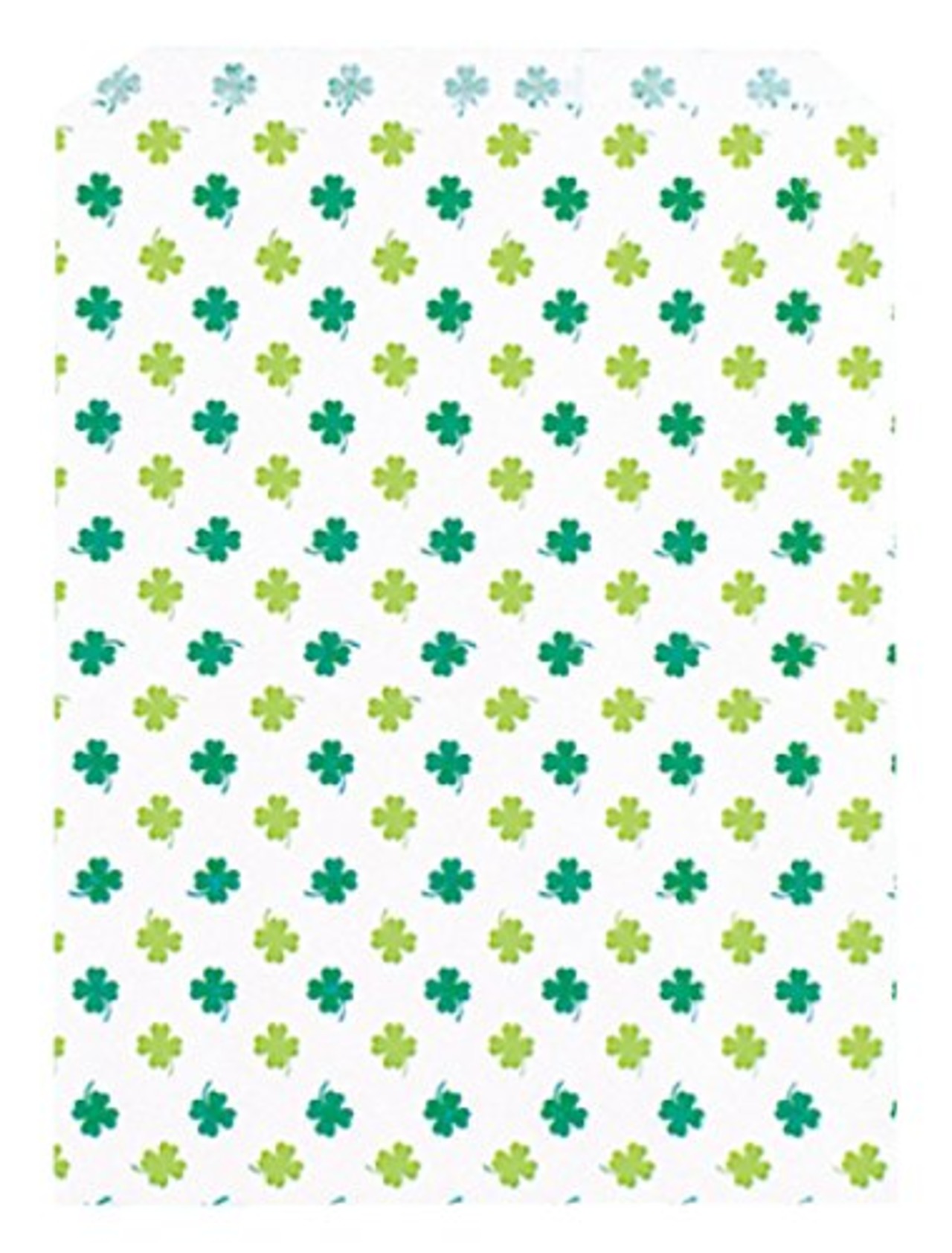 カクケイ 袋工房 紙平袋 クローバー2号 100枚パック 180×235 フ-904