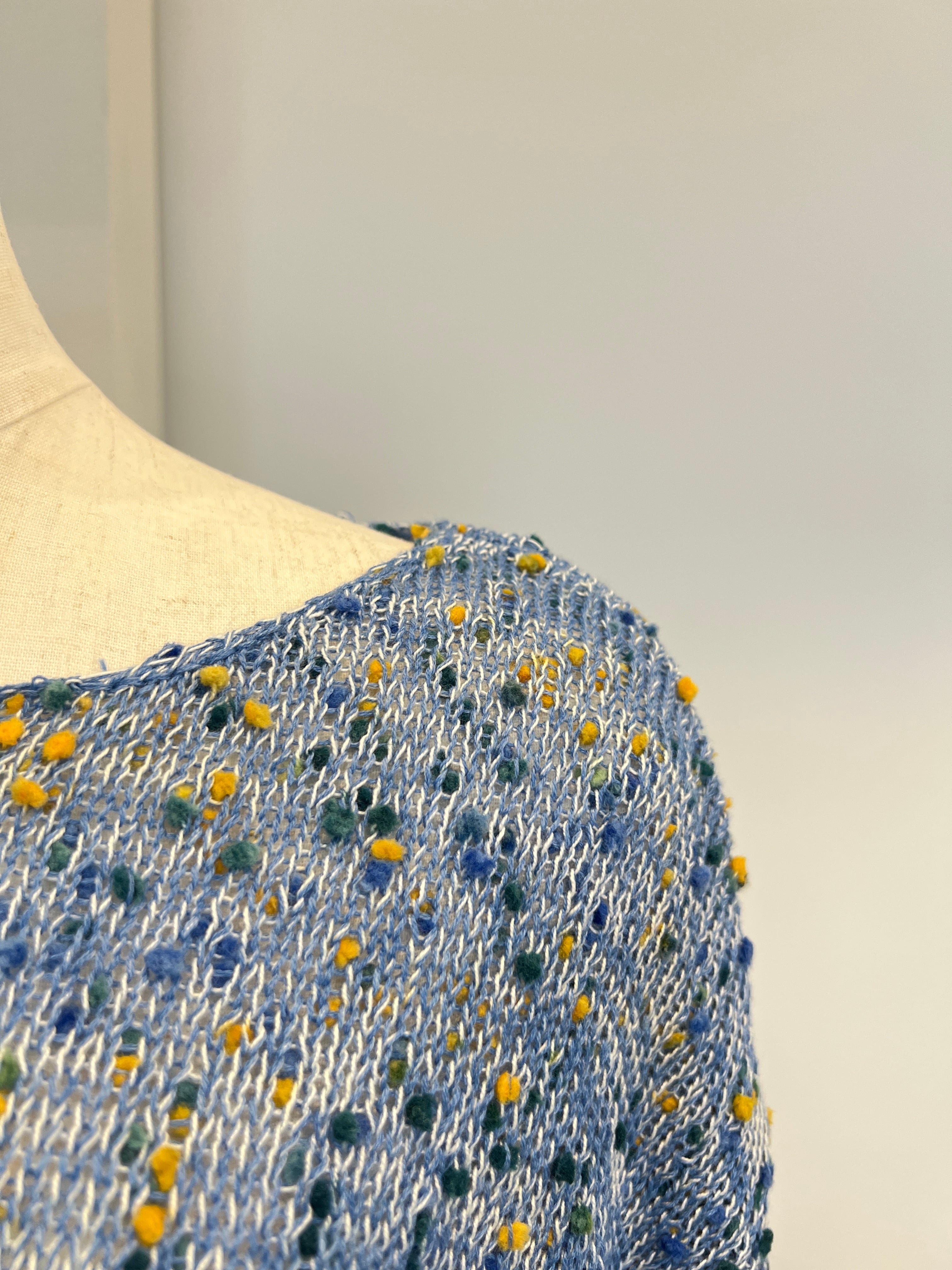 【SELECT】ponponヤーンワイドスリーブプルオーバー