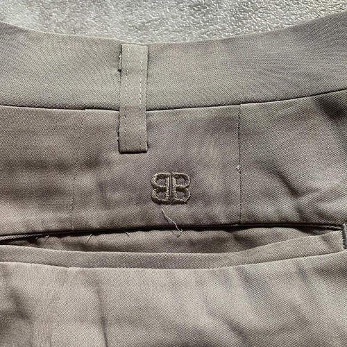 00s balenciaga バレンシアガ グレースラックス 無地 【W32】 詳細写真7