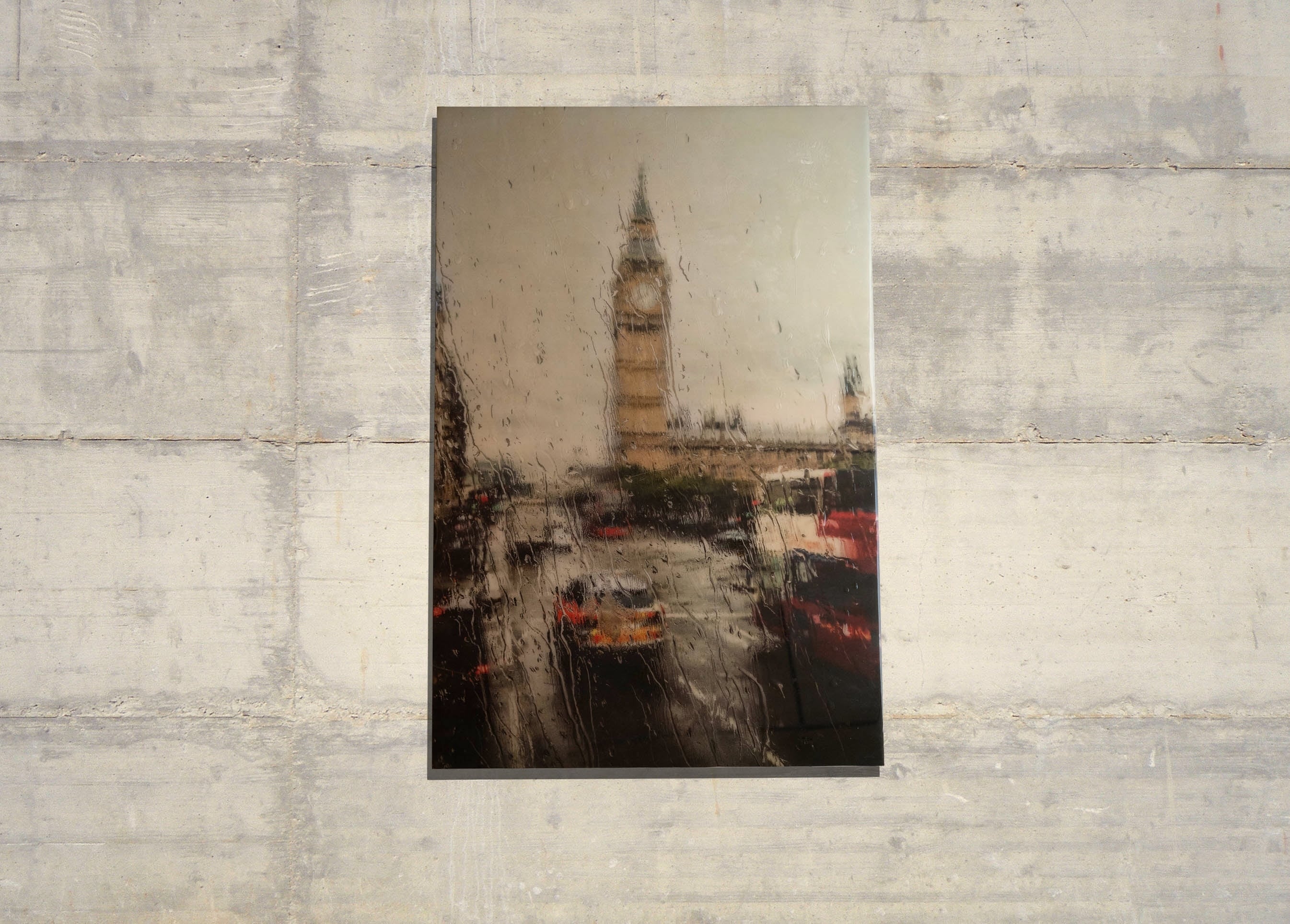 The Rain, London / 雨をテーマにした現代アート作品 ロンドン 絵画
