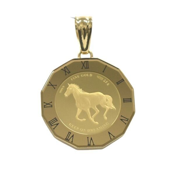 24金×18金】純金エンジェルペンダントトップ K24 K18 ゴールド