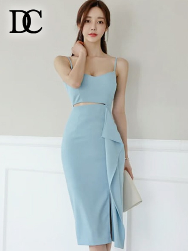 《プチプラ》シンプルドレス/キャバドレス