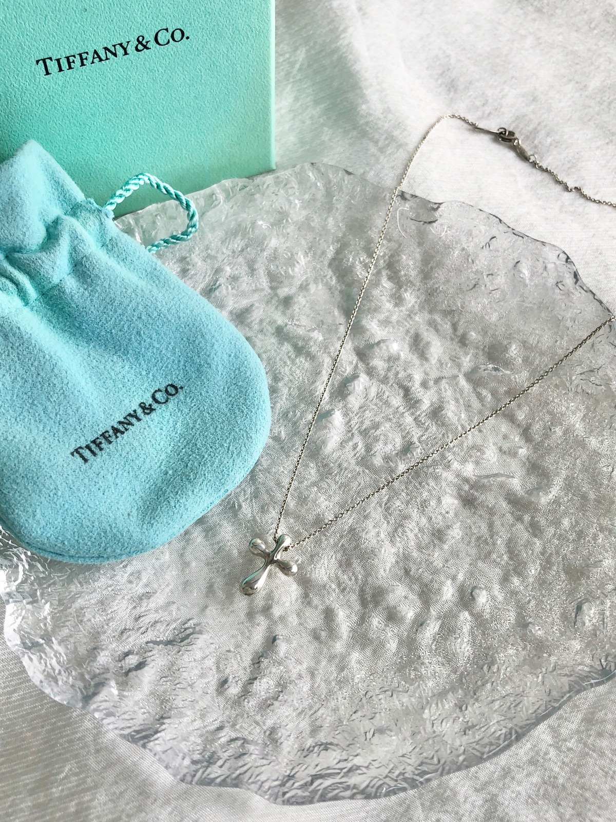 Tiffany & Co. ティファニー ネックレス シルバー クロス 925 vintage 