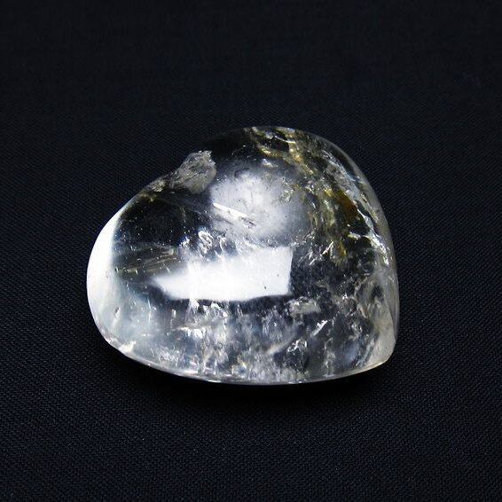 水晶 ハート置物 一点物 145-1516