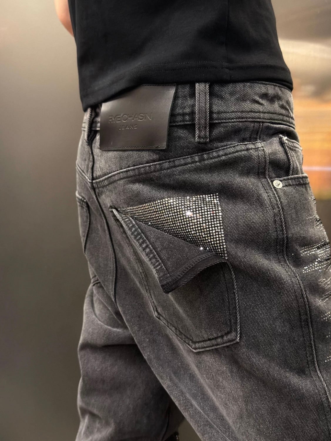 RYE CHASIN】“CRYSTAL WHISKER” STACKED BOOTCUT DENIM | OVERTURE WEB