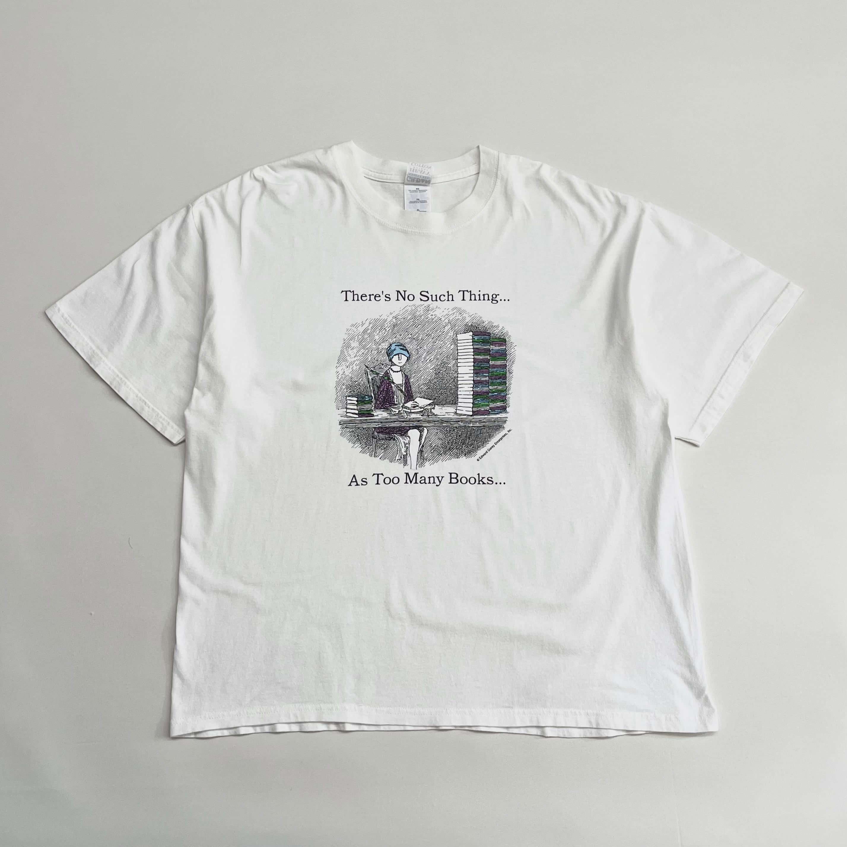 90s〜 Edward Gorey print T-shirt | High On Life used clothing 90s〜 Edward Gorey print T-shirt | High On Life used clothing