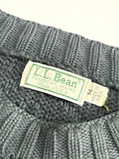 80s L.L.Bean COTTON KNIT MADE IN USA Size M
