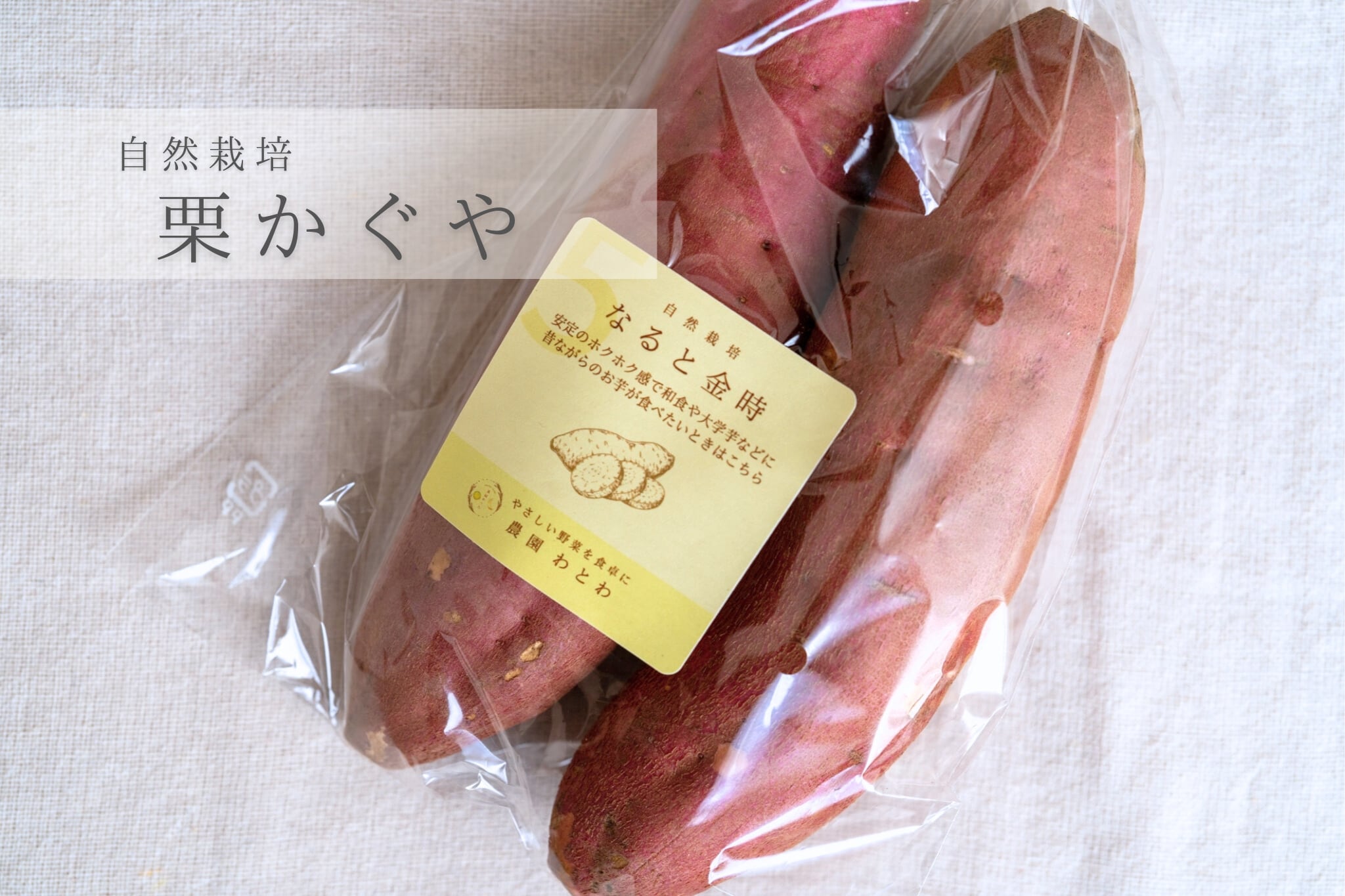 さつまいも/栗かぐや【栽培期間中 農薬・化学肥料不使用】490円〜／kg