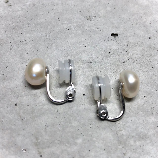 【LE-11SV】Baroque pearl earring