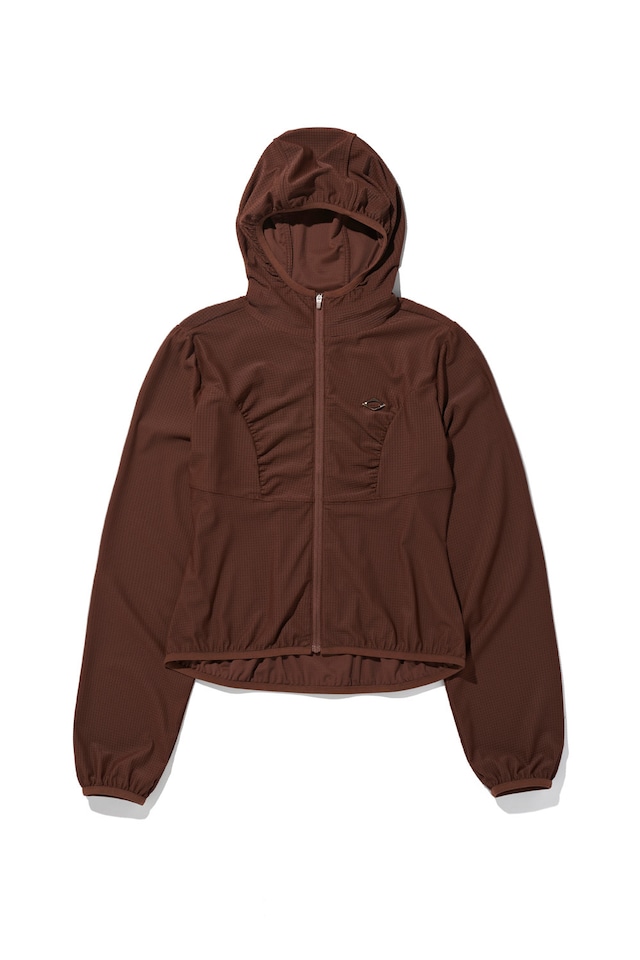 [MSCHF] HOODED WAFFLE ZIP-UP_BROWN ミスチーフ 正規品 韓国ブランド 韓国ファッション 韓国代行 韓国通販 mischief