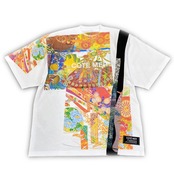 【tshirts133】XL size KIMONO T-SHIRTS white