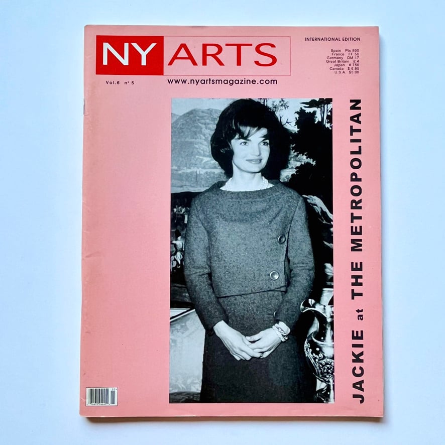 【 絶版洋古書・雑誌】　NY ARTS MAGAZINE Vol.6 no.5  JACKIE at THE METROPOLITAN [3100250]