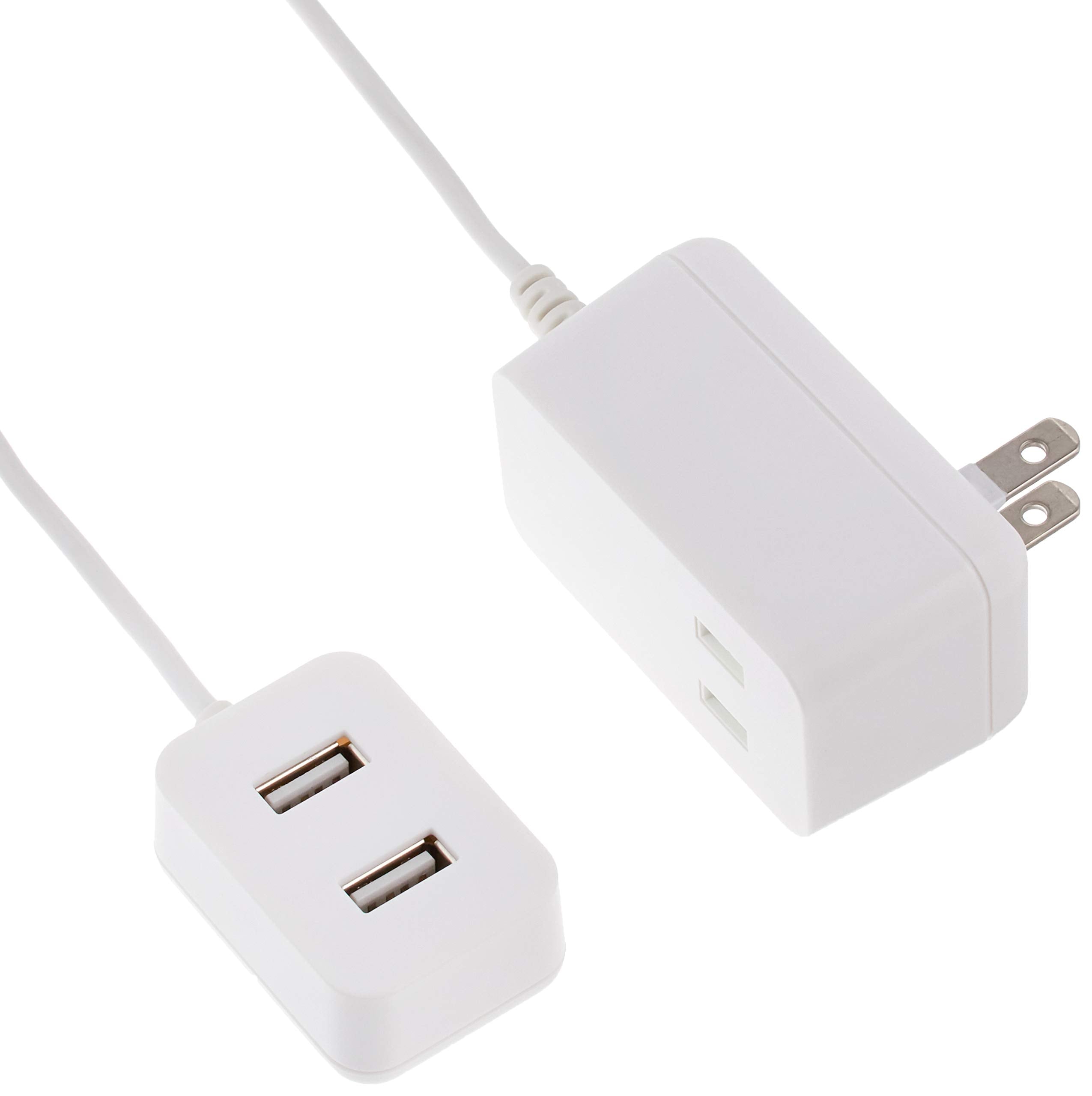 【人気】トップランド(Topland) USB 電源タップ AC1個口 USB2ポート 延長コード 2.0m 急速充電 ほこり防止シャッター オートパワーシステム搭載 ホワイト TPE20-WT