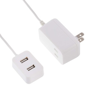 【人気】トップランド(Topland) USB 電源タップ AC1個口 USB2ポート 延長コード 2.0m 急速充電 ほこり防止シャッター オートパワーシステム搭載 ホワイト TPE20-WT