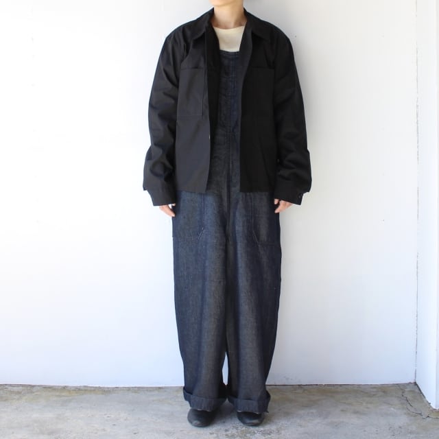THE HINOKI ザヒノキ Short Shirt Jacket オーガニックコットンウェザーシャツジャケット BLACK | C.COUNTLY ONLINE STORE|メンズ・レディス・ユニセックス通販 powered by BASE