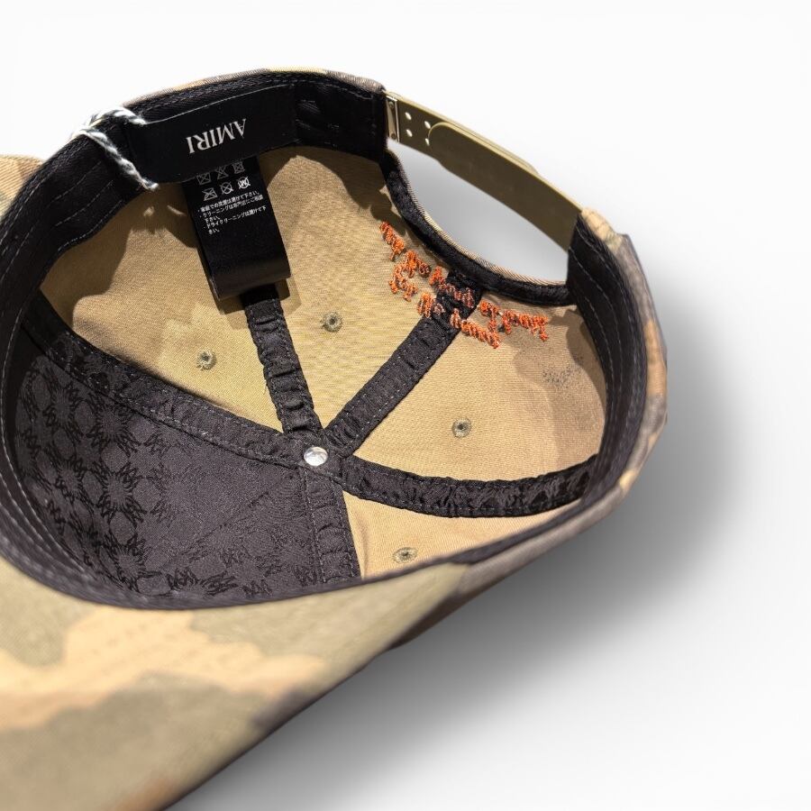 AMIRI】MA OUTLINE CAMO HAT | AYIN