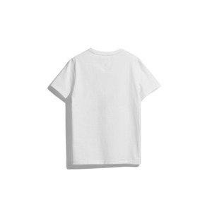 【HIPANDA 】 1625男女兼用 ベーシック 刺繡 ワンポイント Tシャツ UNISEX BASIC EMBROIDERY ONE POINT SHORT SLEEVED T-SHIRT/ WHITE・ BLACK