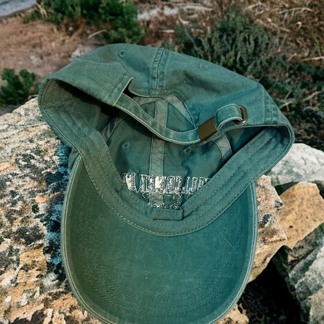 【LADIES&KIDS】vintage like green cap size:FREE