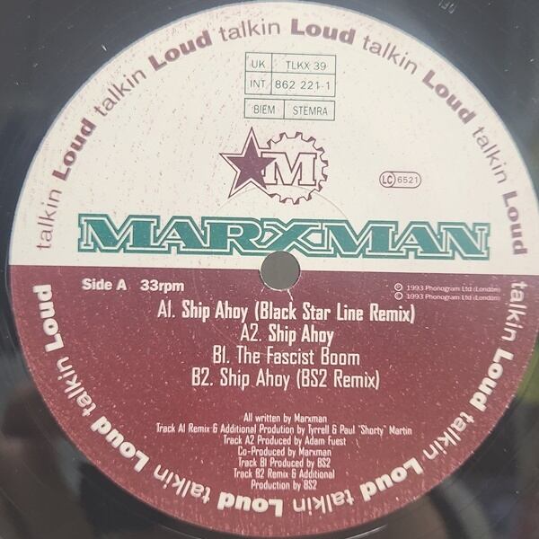 Marxman / Ship Ahoy [TLKX 39, 862 221-1] - 画像3