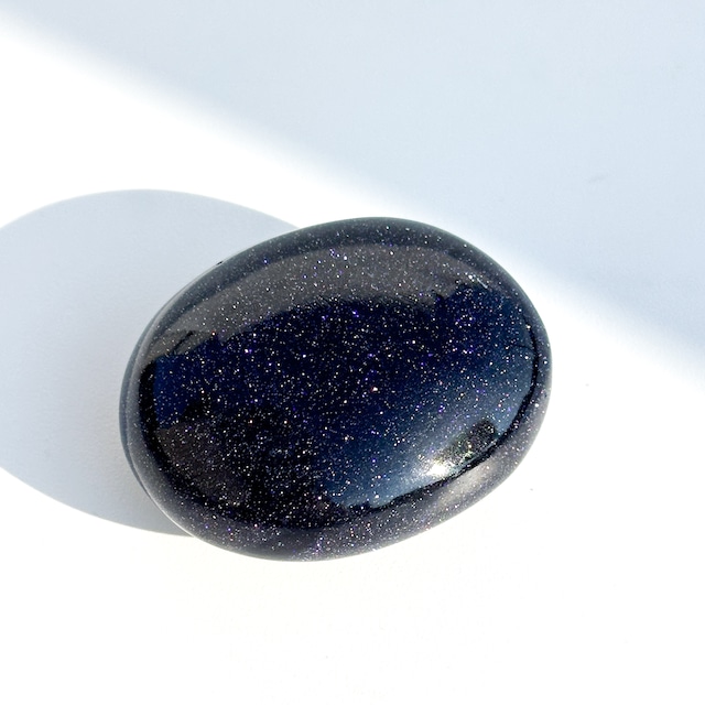 ブルーゴールドストーン パーム13◇ Blue Gold Stone ◇ 鉱物・パワーストーン・インテリア