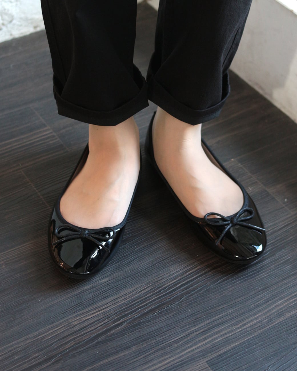 Repetto フラットパンプス バレエシューズ ぺたんこ ラウンドトゥー 黒