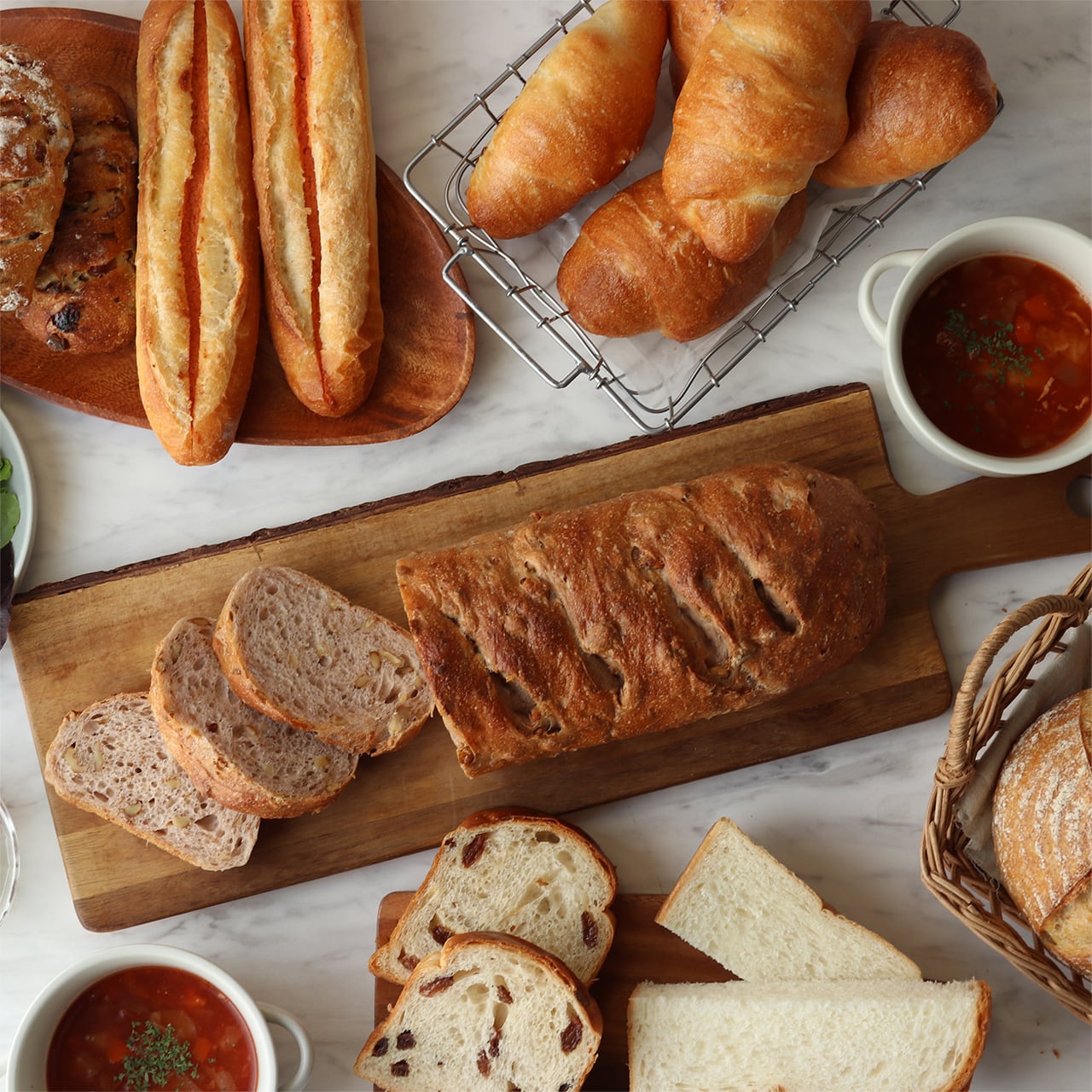 食事を楽しむパンセット 7個 | ルビアン公式通販｜LE BIHAN net
