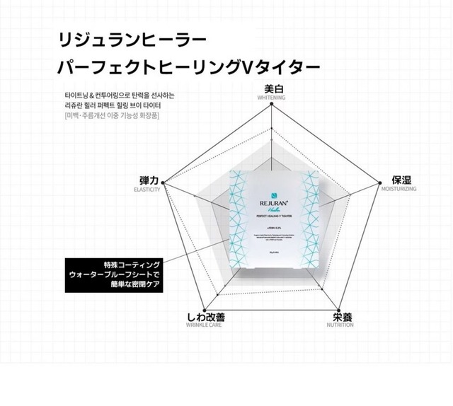 【即日発送】 REJURAN　ヒーラーパーフェクトヒーリングVタイター　4枚