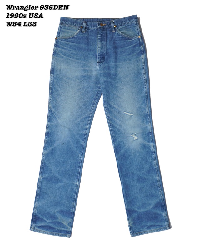 Wrangler 936DEN Denim Pants USA 1990s W34 L33 WR25016 | Loki 