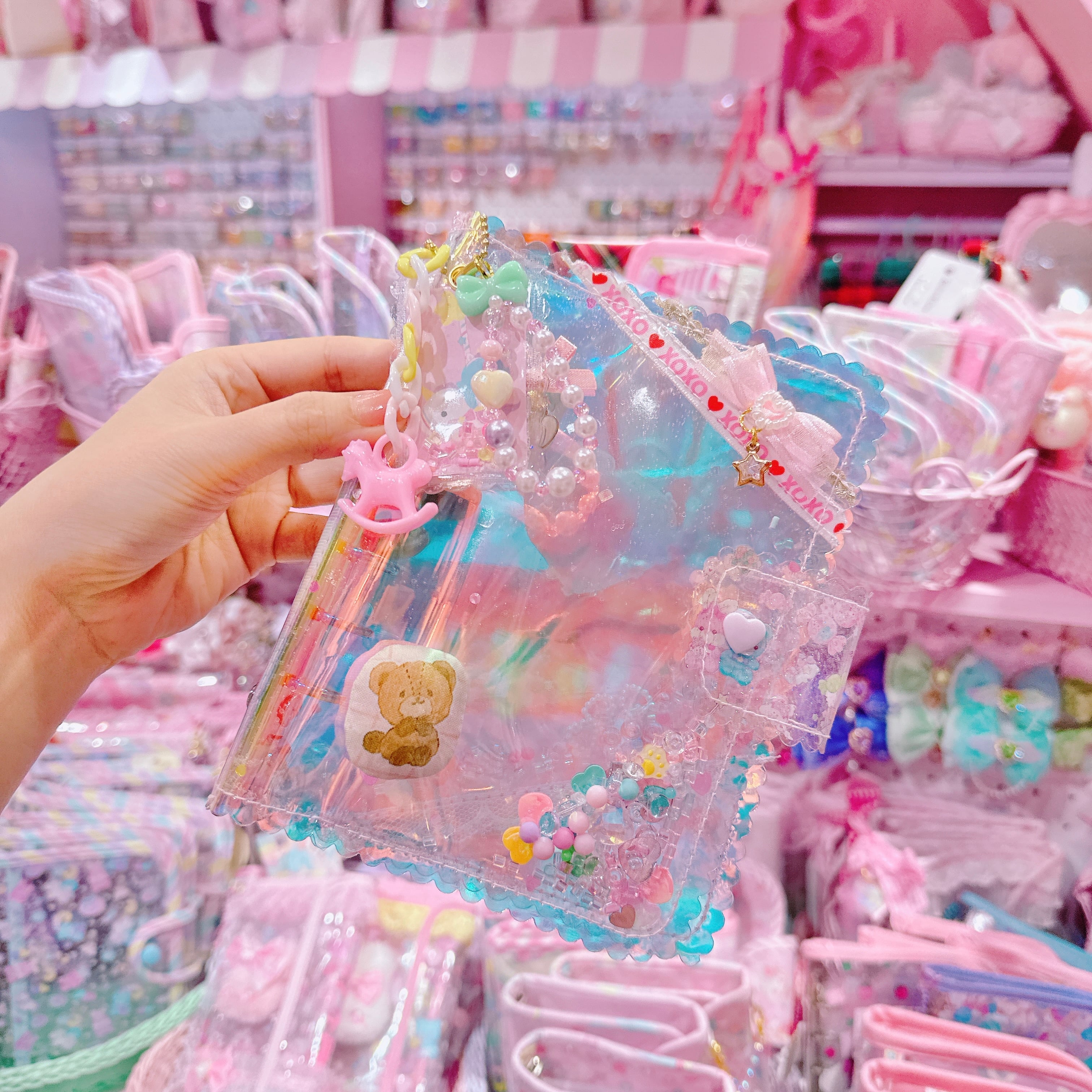 【K2】80-2キラキラA7シール帳（６穴）