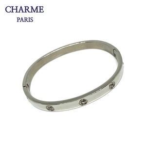 18k plating cz diamond bracelet(silver)