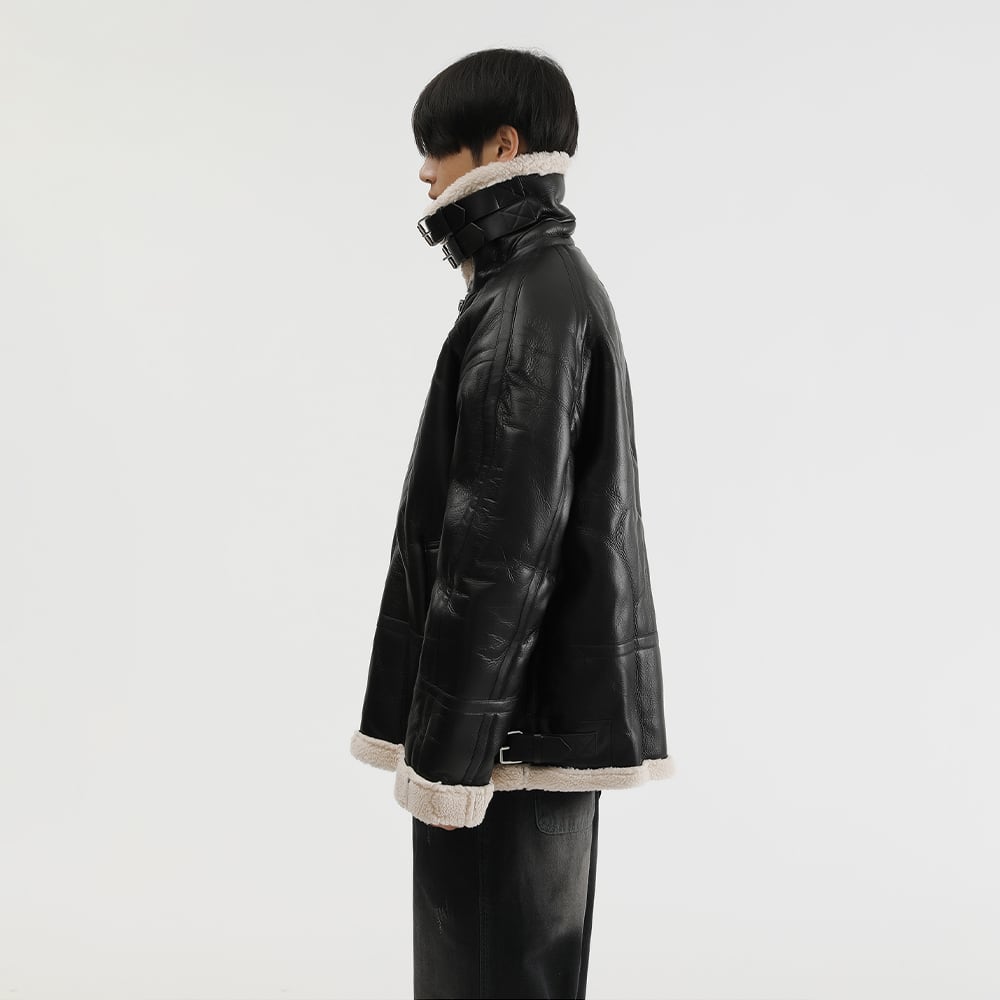 年末セール♡レザームートンジャケット♡ org.jpg