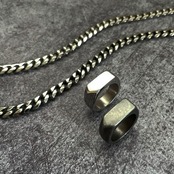 Chain Bracelet　Six-sided Single　3mm