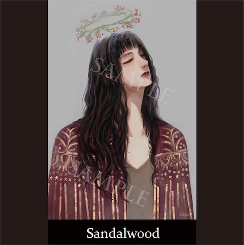 Shuuポストカード ／Sandalwood