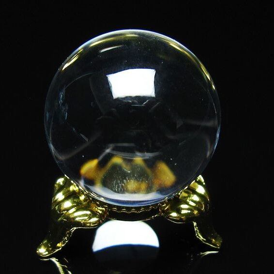 水晶 丸玉 30mm 一点物 141-7683