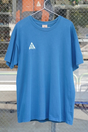 NIKE ACG 刺繍ロゴ Tシャツ(Mサイズ ブルー×グリーン系)BQ7343-474