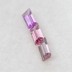 夕凪のサファイア 3石セット A r-0650