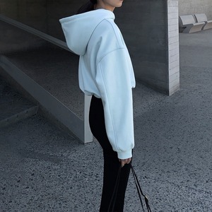 Short hooded sweatshirt long sleeve tops【H00208】