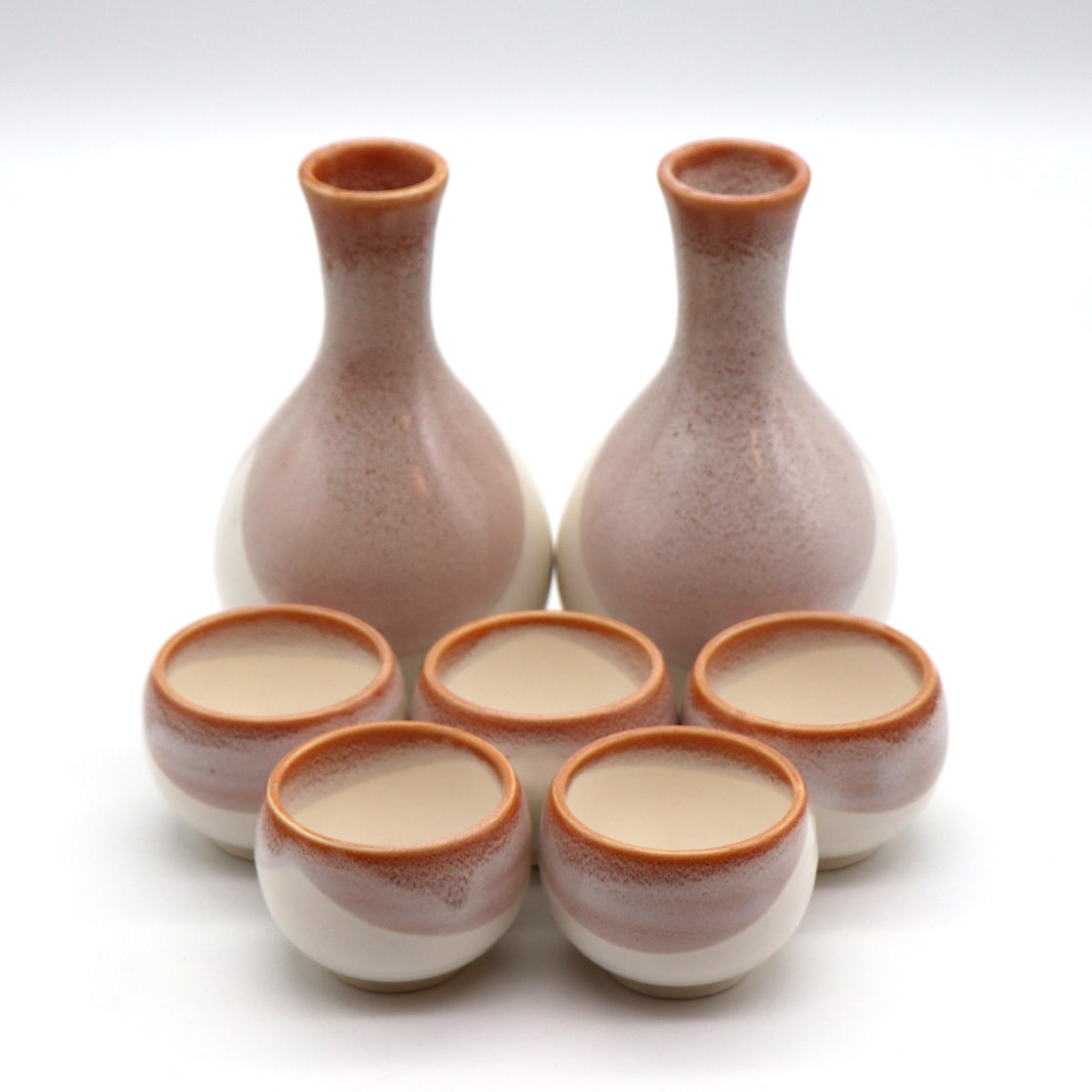 純銀製 お猪口 酒器 銀盃 シルバー 二客 大阪宝美堂 共箱 