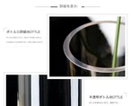 花瓶 花器 フラワーベース 一輪挿し ガラスベース ガラスボトル アレンジ インテリア 水栽培 生け花 造花 インテリア雑貨 飾り瓶 円柱 透明