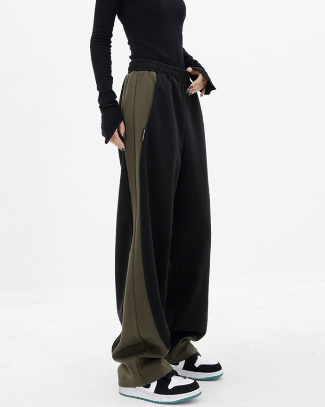 Two Tone Panel Sweat Pants（4color）［A0519］
