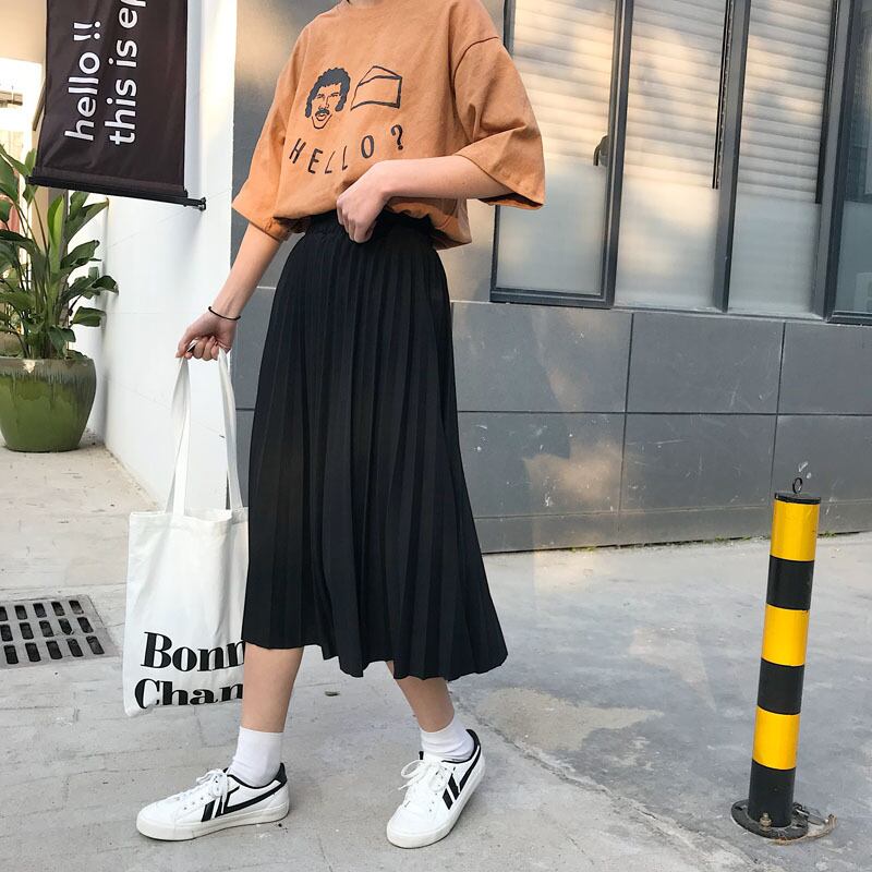 スカート ロングスカート プリーツスカート ミモレ丈 ロング丈